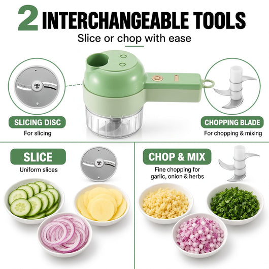4-in-1 Electric Vegetable Cutter