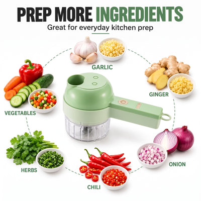 4-in-1 Electric Vegetable Cutter
