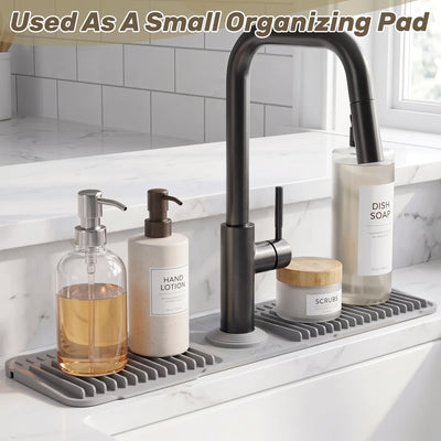 Keeps soap and lotion bottles dry