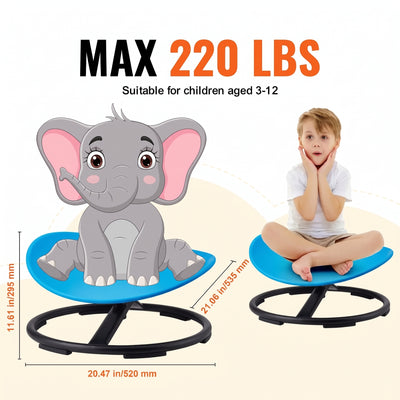 Holds up to 220 lbs, for kids aged 3 to 12