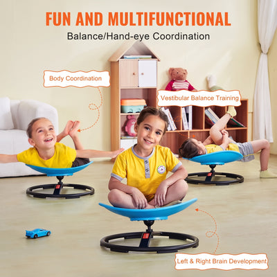 Kids spinning for balance and coordination