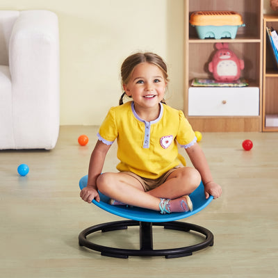 Girl sitting on the Sensory Swivel Chair
